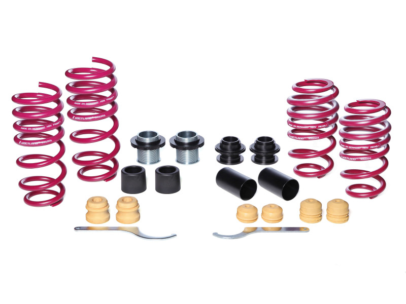 Пружины койловерные Vogtland Audi A5 B9 (B8, B81) Coupe, Quattro, диам перед аморт 48.5 мм (2017-) с регулировками высоты (15 - 40 / 15 - 40 мм), 930001